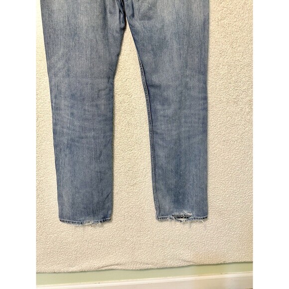 VTG Banana Republic Mens Jean 34X34 Straight Leg Blue Cotton Faded Pockets Denim - Picture 11 of 16